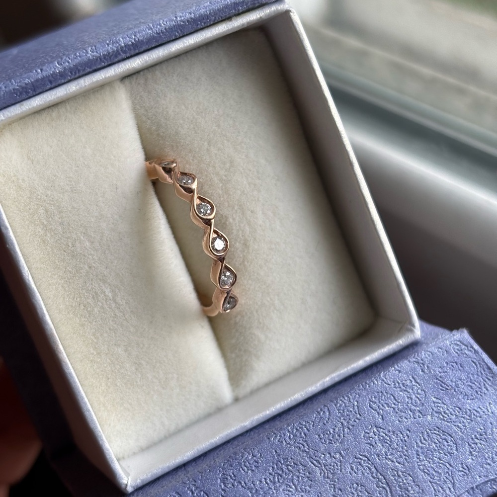 Kay Jewelers Rose Gold Diamond Ring